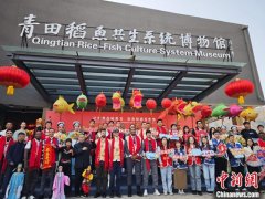 （新春走基层）40余名外国友人侨乡青田体验中国