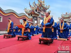 闽台妈祖宫庙共祈年迎新春