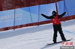 （哈尔滨亚冬会）单板滑雪小将张小楠摘金：小