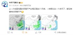 中东部大部已有一个多月无明显降水 本周还会如