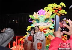 广州新春灯会亮灯 流光璀璨迎八方来客