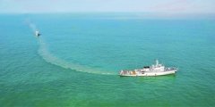 海军某大队组织海上训练