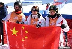 （哈尔滨亚冬会）自由式滑雪空中技巧中国队四