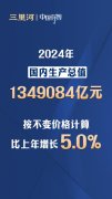 国家统计局：2024年中国GDP同比增长5%
