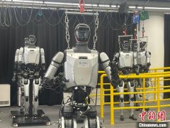 全国首个异构人形机器人训练场在上海启用