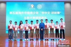华裔青少年“学中文·讲故事”大赛举办 超500个