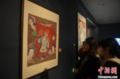 百余件麦积山石窟壁画艺术精品亮相兰州：呈最