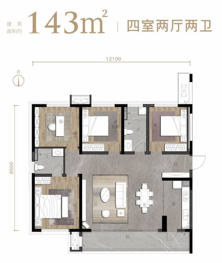 【西安新房】香榭龙轩 /最新房价 /小区配套 /配套纯熟 /五证齐全