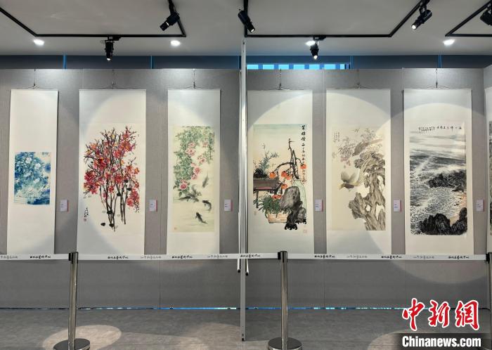 翰墨飘香系两岸 2024年杭台书画名家作品展开幕