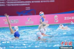 全国男子水球冠军赛在广西南宁举办 7支队伍争夺