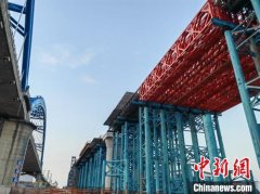 广西钦州东至钦州港铁路增建二线工程全面复工